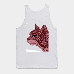 Cat Mandala Tank Top